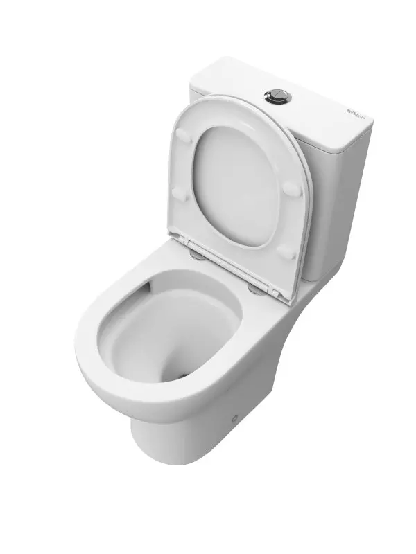 Унитаз BelBagno LOUNGE-TOR-2 BB2802CP/T-TOR/SC безободковый, смыв Торнадо, микролифт, быстросъем