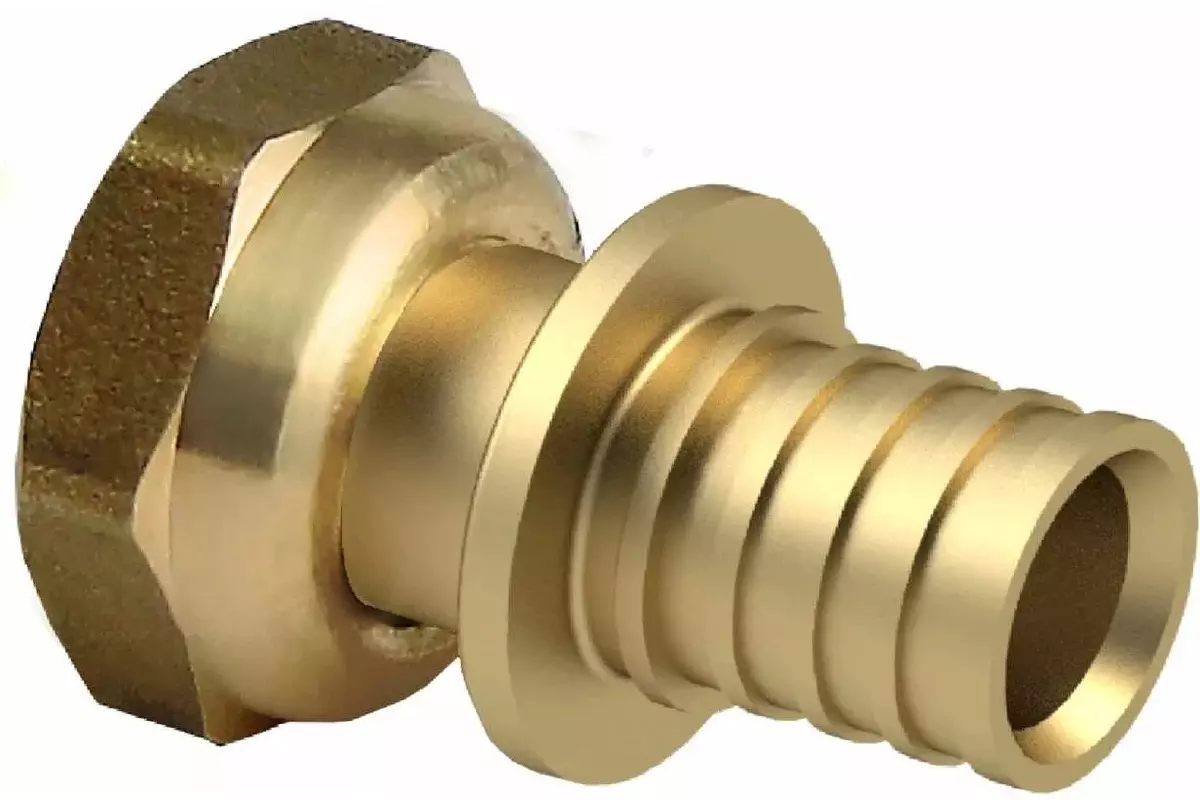 Переходник аксиальный с накидной гайкой 20х3/4", RTP 34793