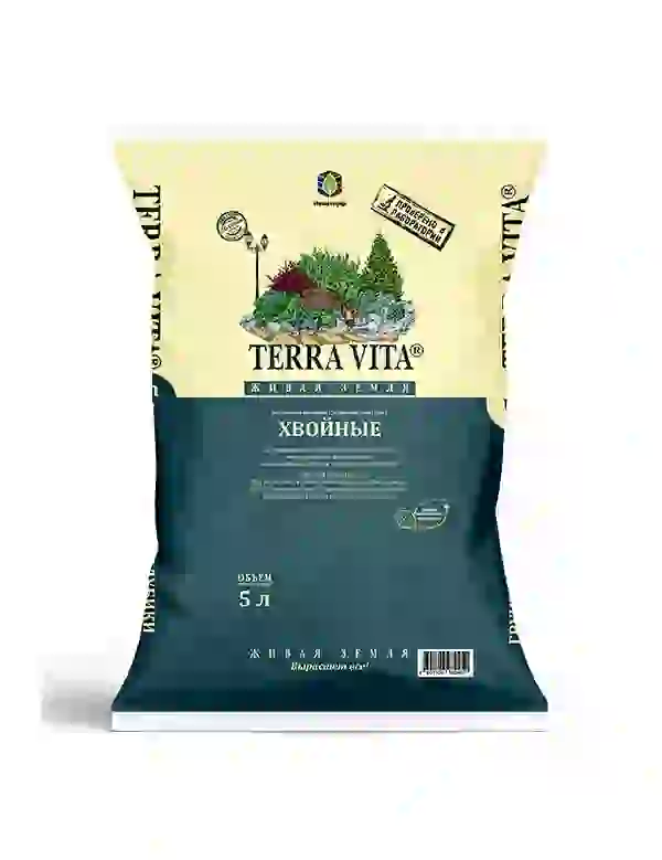 Грунт для Хвойных растений 5 л TERRA VITA Живая земля