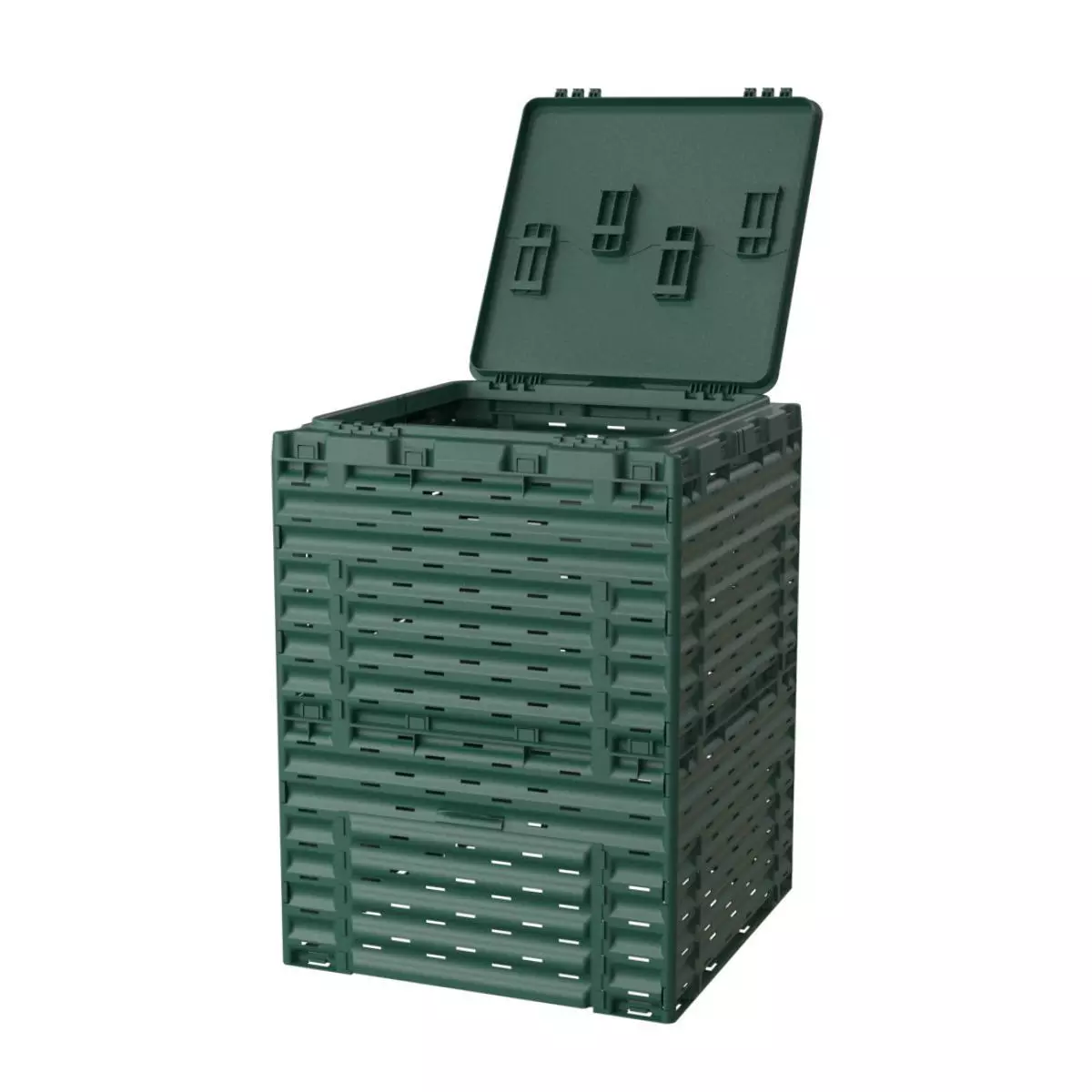 Компостер садовый 300 л Piteco с крышкой, зеленый K2130