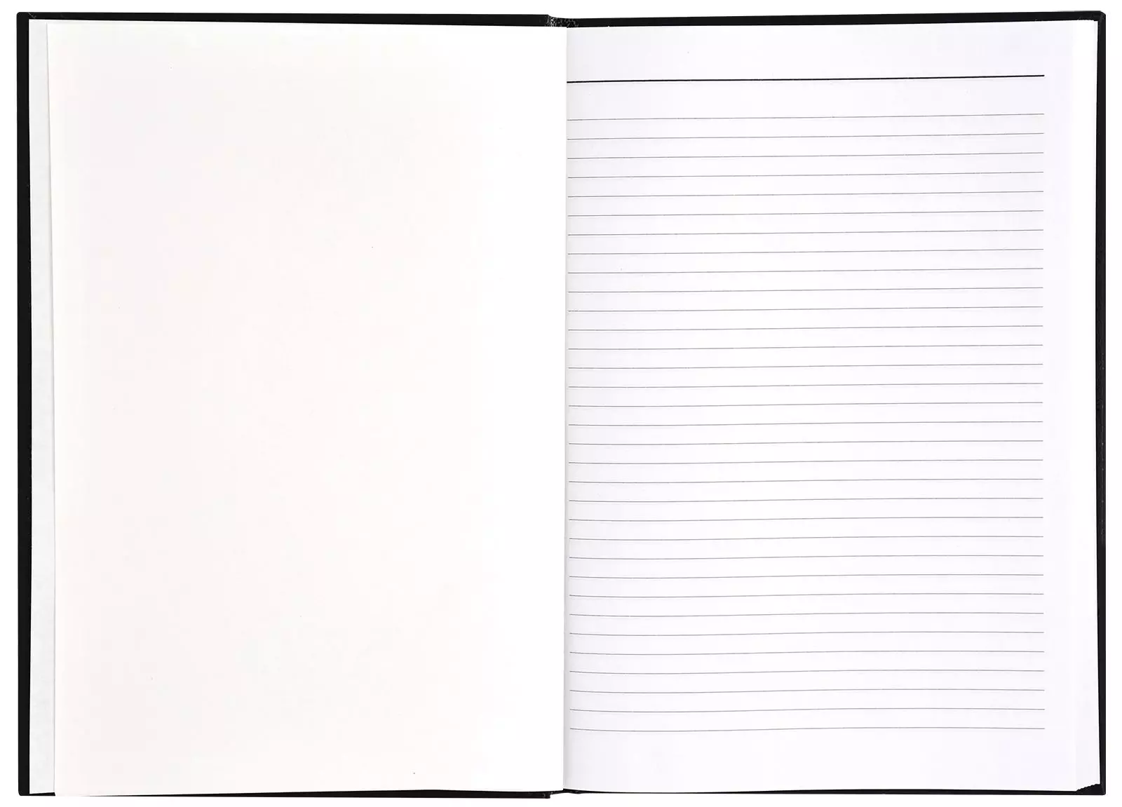 Книга учета А4 96 листов. в линию, офсет., бумвинил, вертикикальная, черная обложка