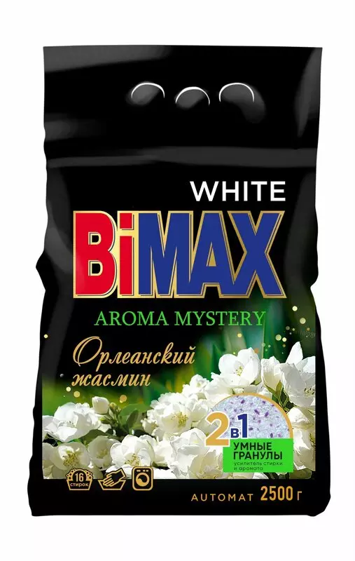 Стиральный порошок Bimax Автомат White Орлеанский жасмин 2,4 кг