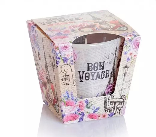 Свеча ароматизированная в стакане Добрый путь 115 г Bartek