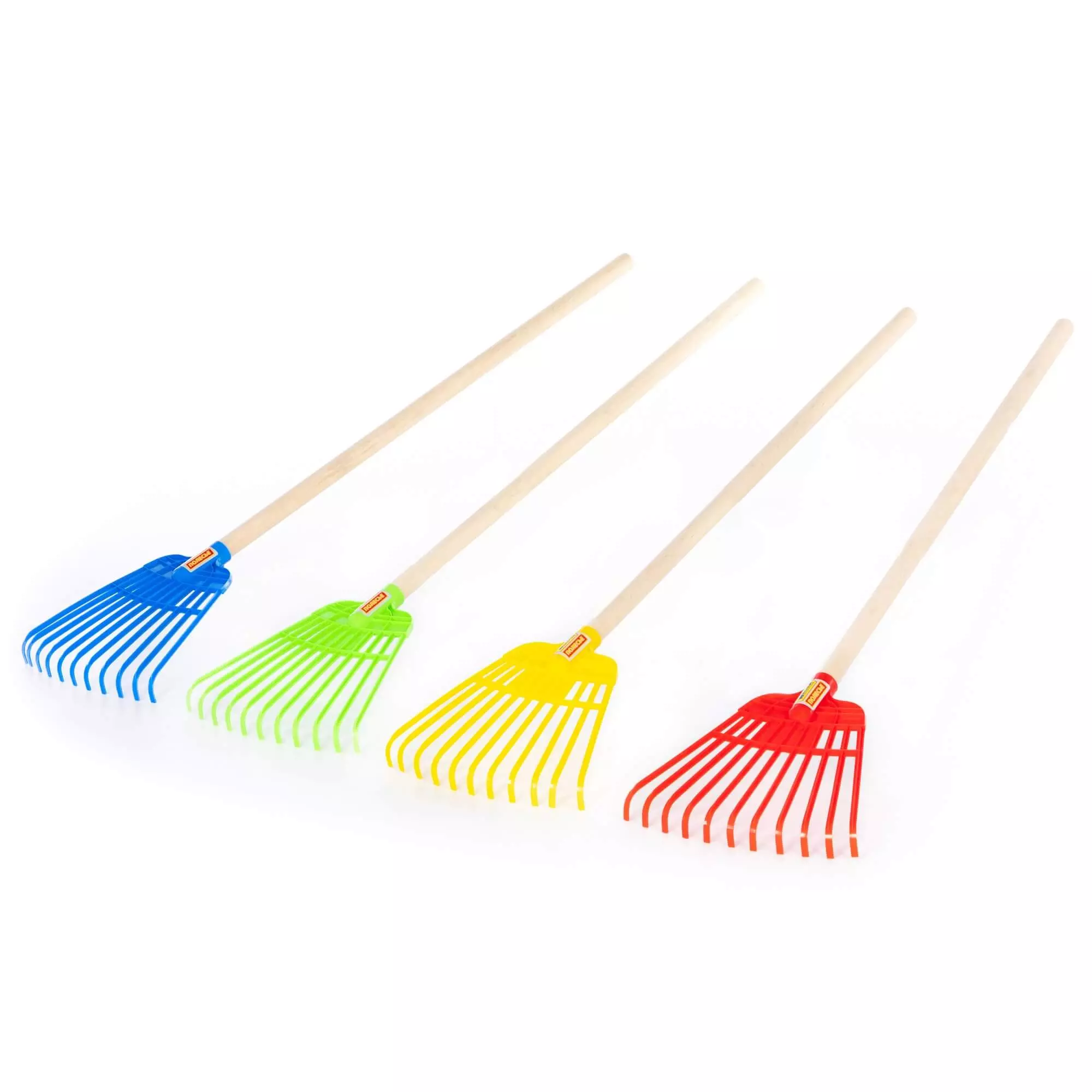 Грабли детские №14 деревянный черенок 79 см Полесье 41043