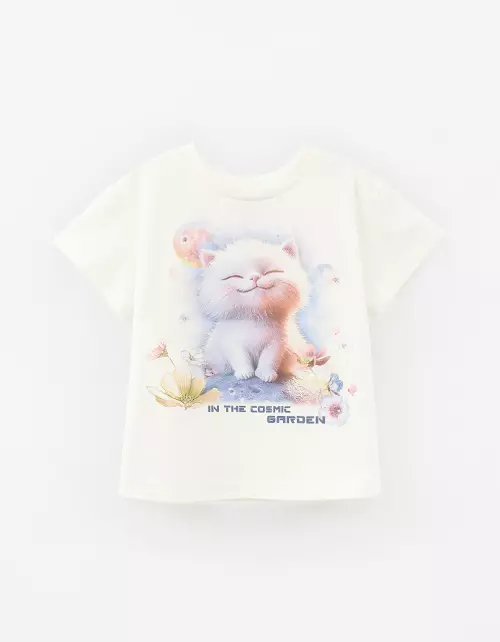 Футболка для девочек Bell bimbo 252015 молоко, р.98-56