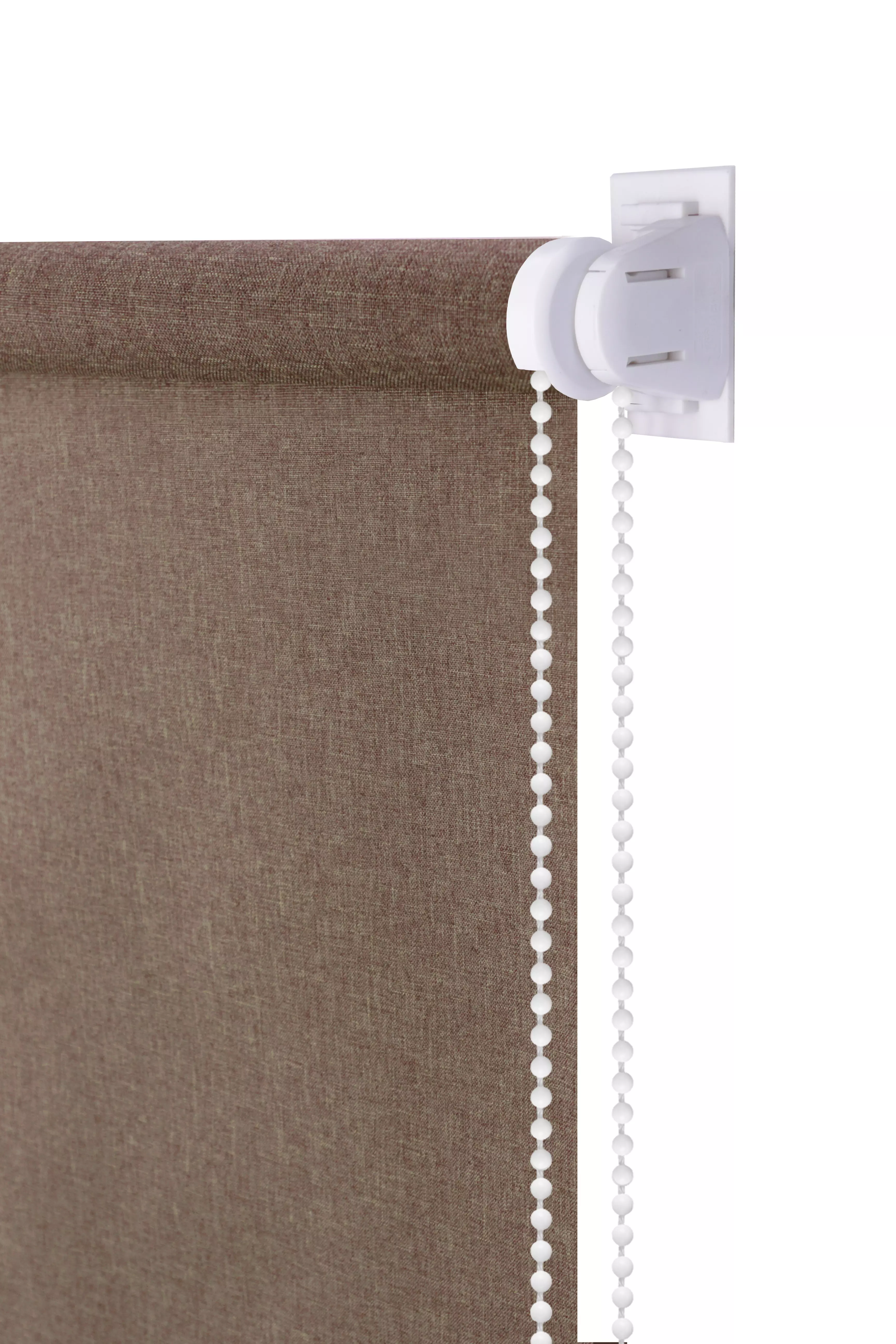 Рулонная штора лофт 60 (56)*160 см коричневый Магеллан