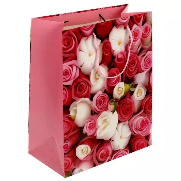 Подарочный пакет 26x32x10 Розы PL-110081-R