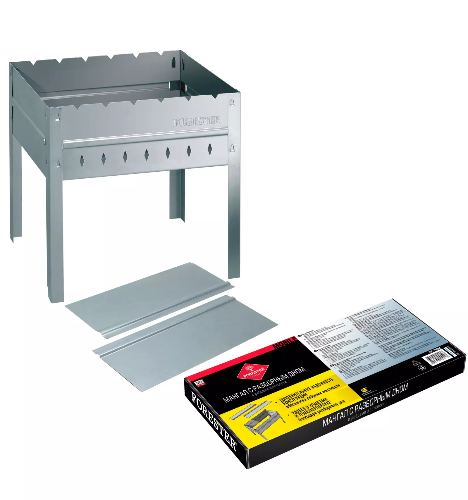 Мангал разборный 40х30 см FORESTER BC-782M