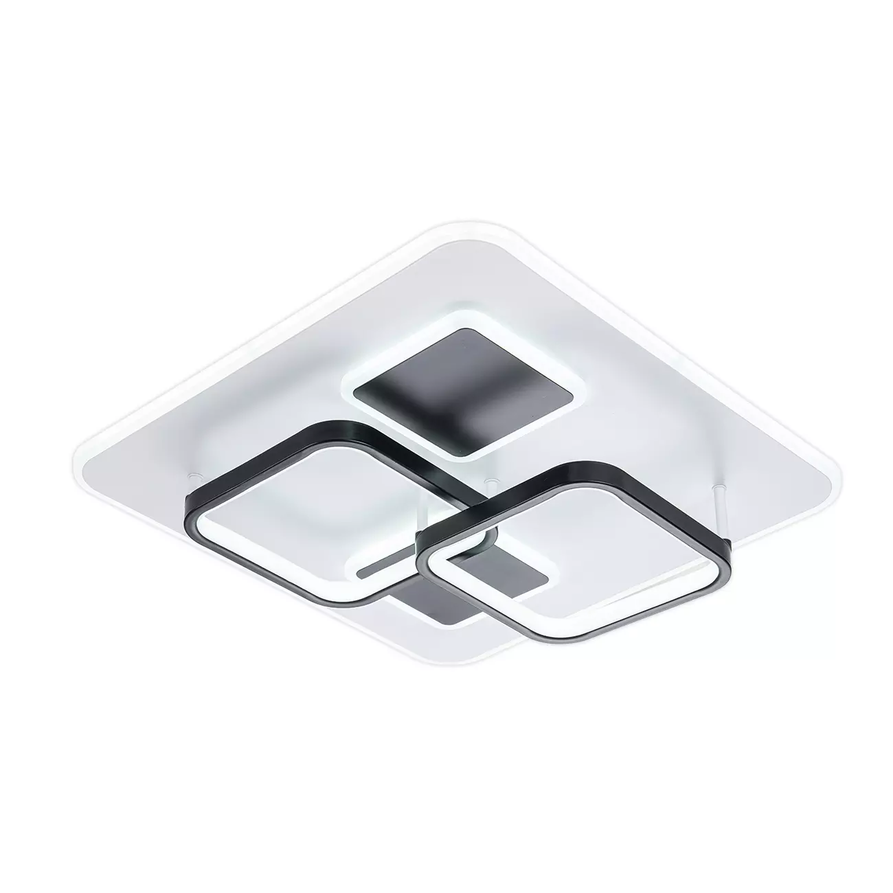 Люстра светодиодная 105Вт 3000-6000K пульт белый/черный Escada 10289/4