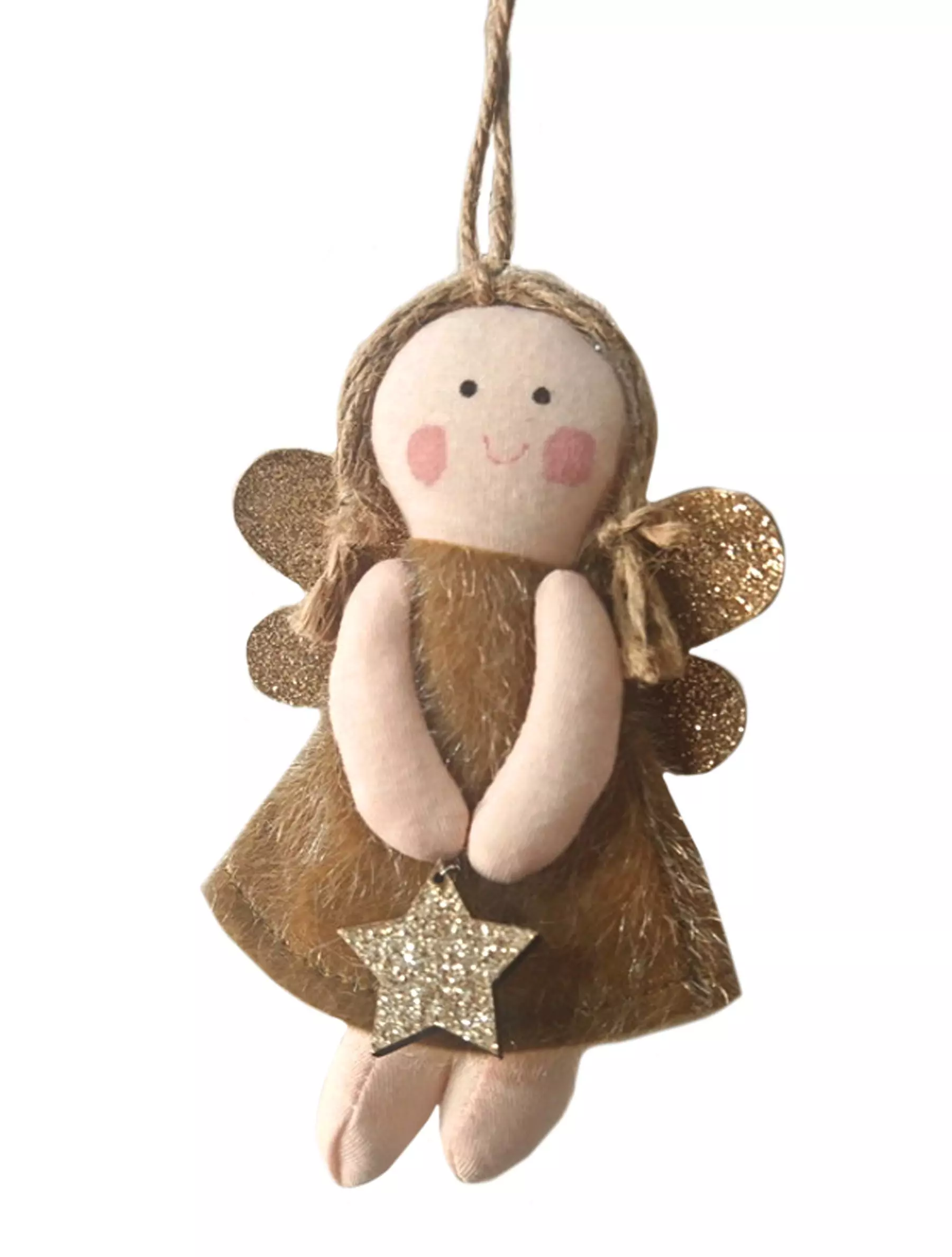 Новогоднее подвесное украшение из полиэстера / 8x14x10см 94599