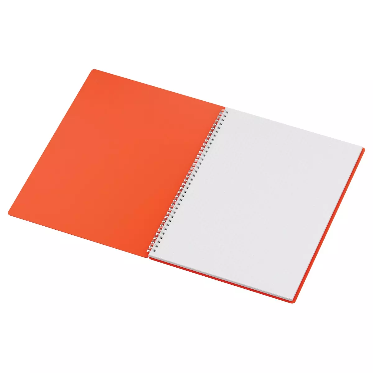 Тетрадь А4 в клетку 48 листов, на гребне BG "Base", пластиковая обложка, красный