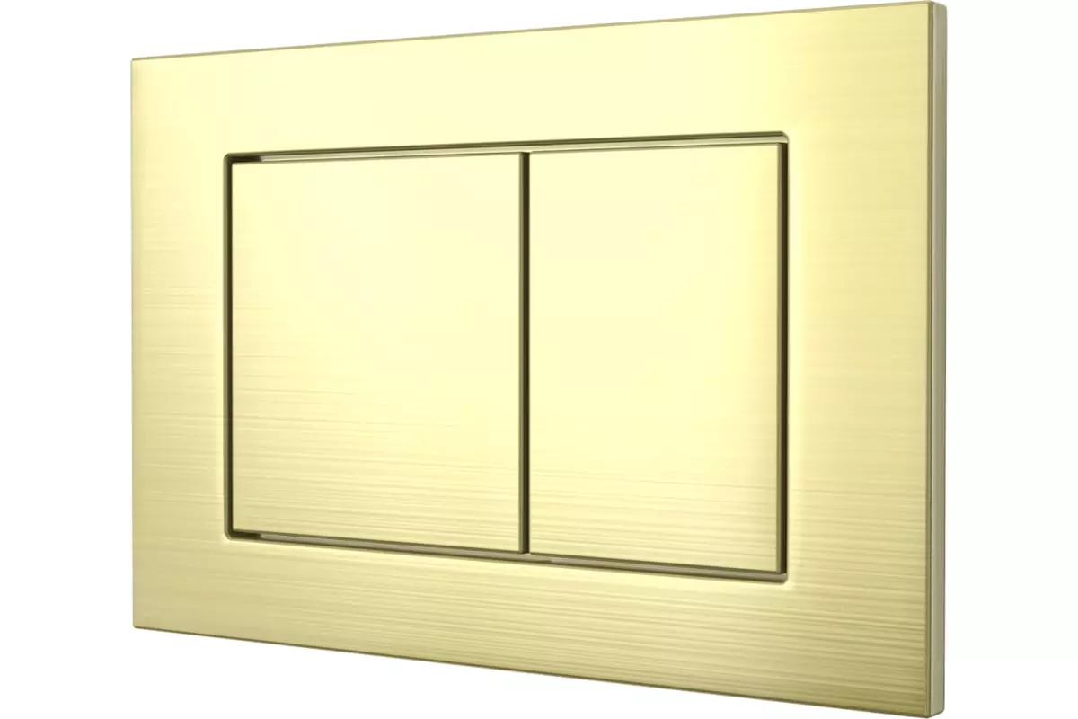 Кнопка смыва для инсталляции TOKITO TATSUMAKI SQUARE GOLD золото