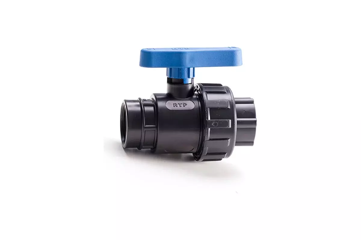Кран ПНД резьба 1/2&quot; ВР x 1/2&quot; ВР, PN10, RTP 17357