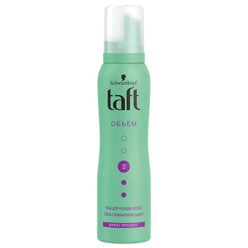 Пена для укладки Taft CLASSIC Power Объем очень сильной фиксации, 150 мл