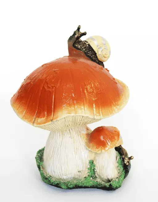 Садовая фигура Два гриба с улитками, 32*24 см, 7.37 