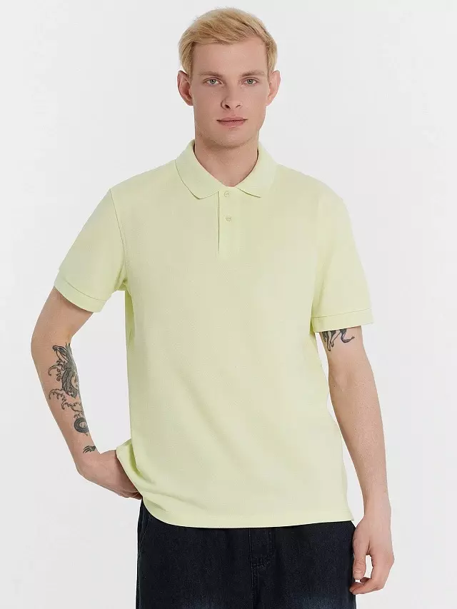 Поло мужское Mark Formelle 111850/1 нефрит, р-р 116-182/188 (58 / 4XL)