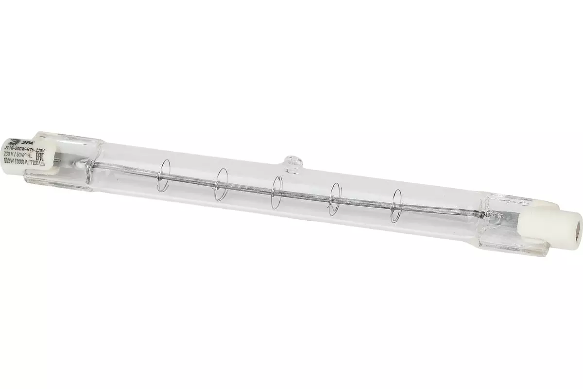 Лампа галогенная R7s 220В 500Вт 118 мм ЭРА Б0048495