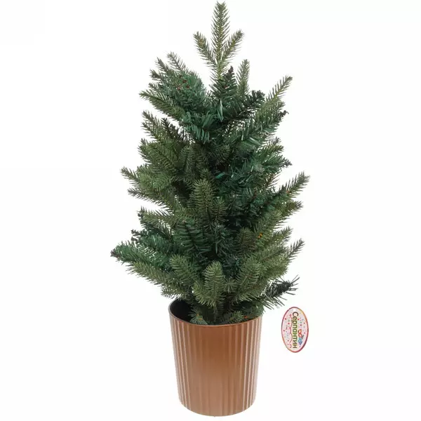 Елка в горшке Очарование 60 см ПВХ+резина (80 веток) (SP2042-60) 848-166