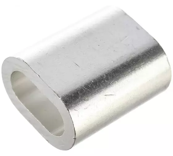 Зажим для троса алюм. 5 мм (1 шт) - ярлык Tech-Krep 102759