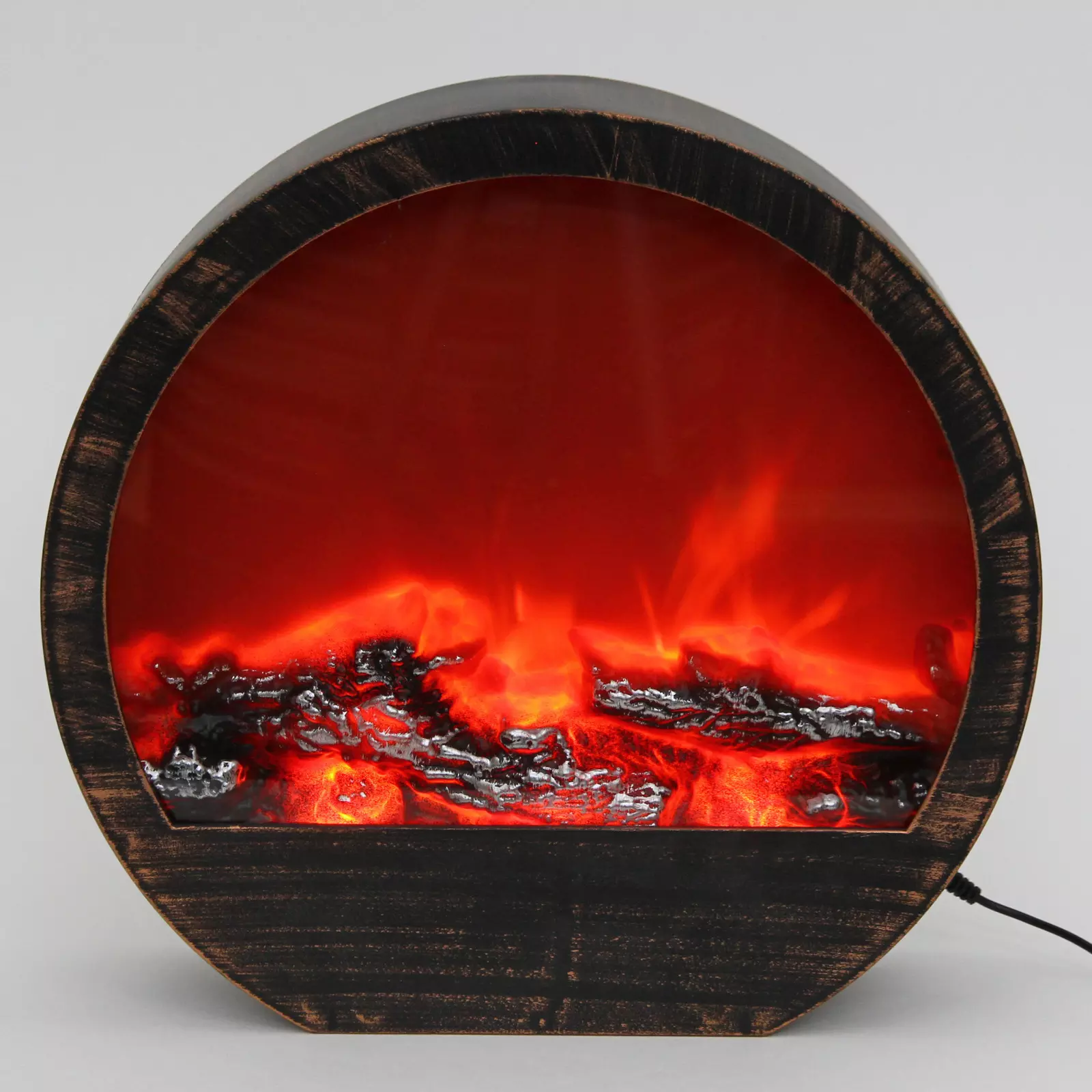 Сувенир с подсветкой Камин-Огненный шар 31х93х29 см 196-0554