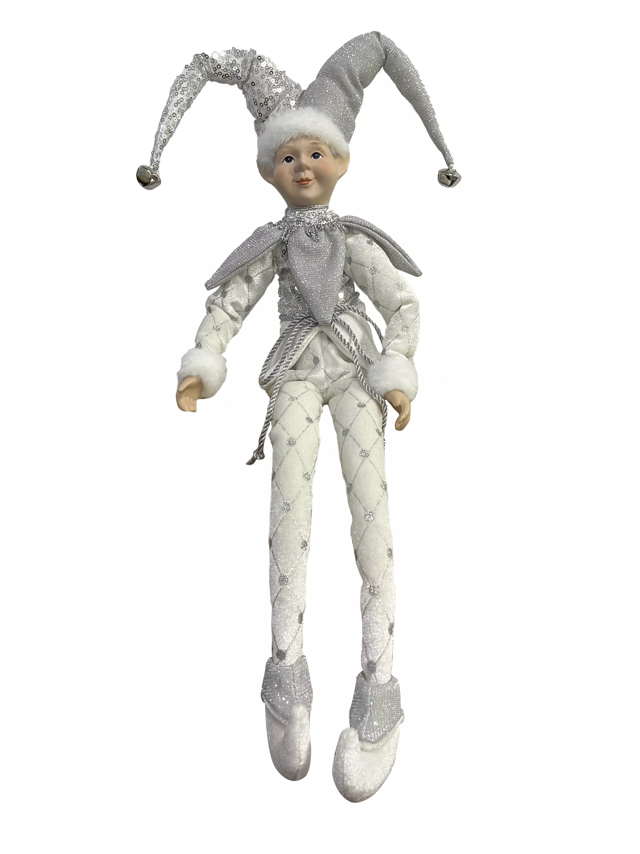 Кукла декоративная Арлекин 12x17x55см 92344