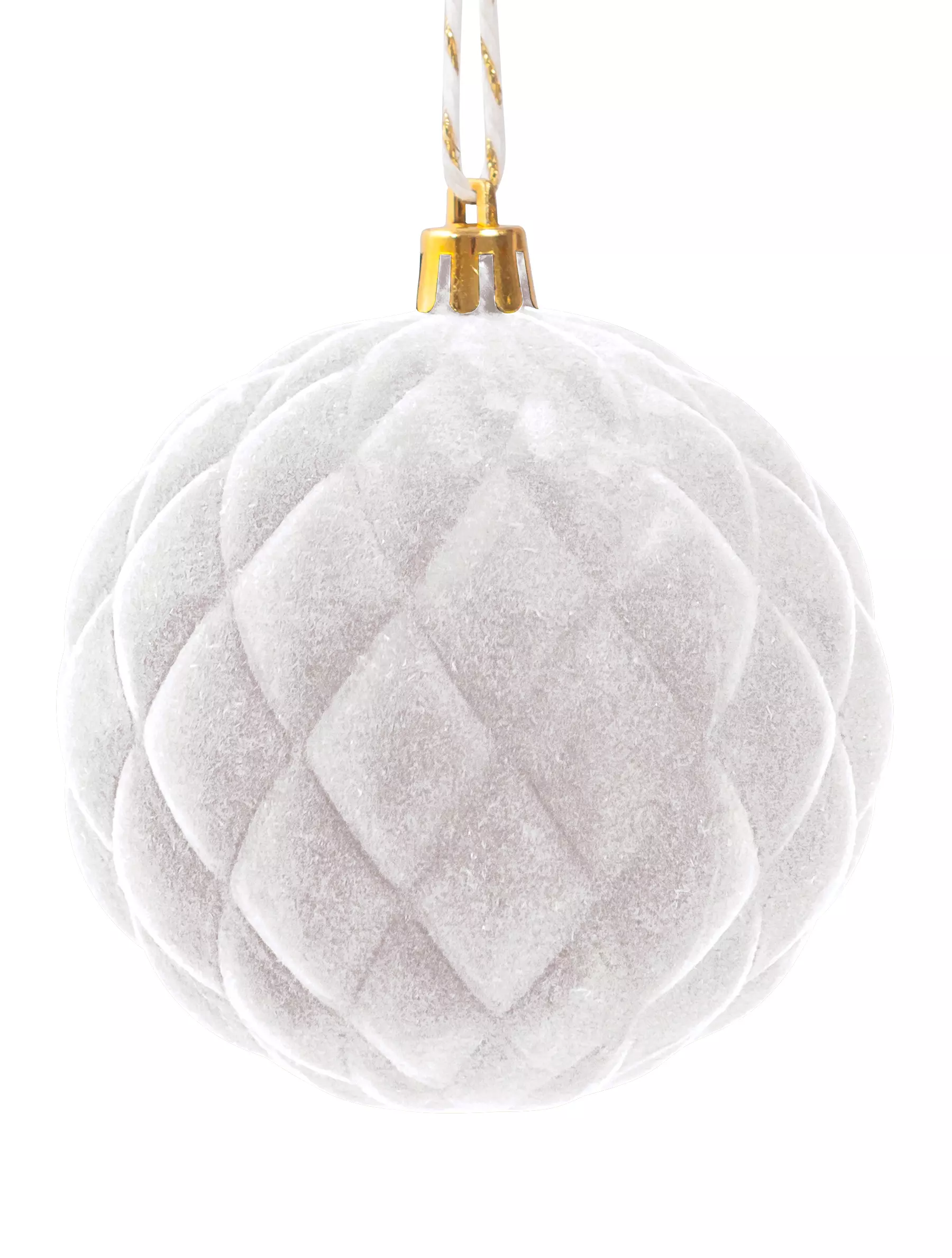 Новогоднее подвесное украшение из полистирола / 8x8x8см 94390