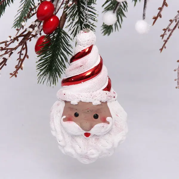 Елочная игрушка Сказочный Дед Мороз 7*5,5*12 см, красный 916-0783
