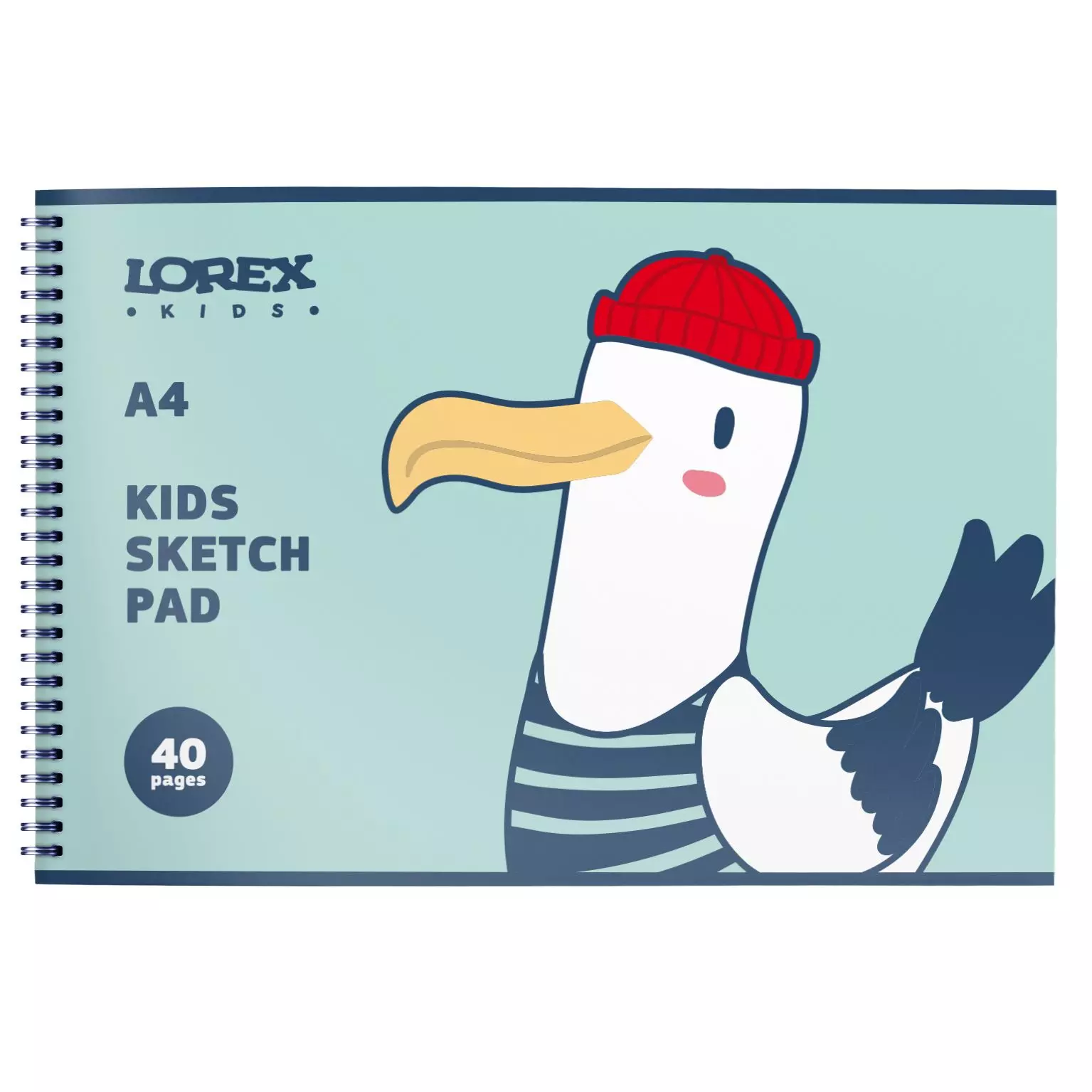 Альбом для рисования 40листов А4 греб. LOREX KIDS JOY BEASTS .120 г/м2 LXKABA4-JB