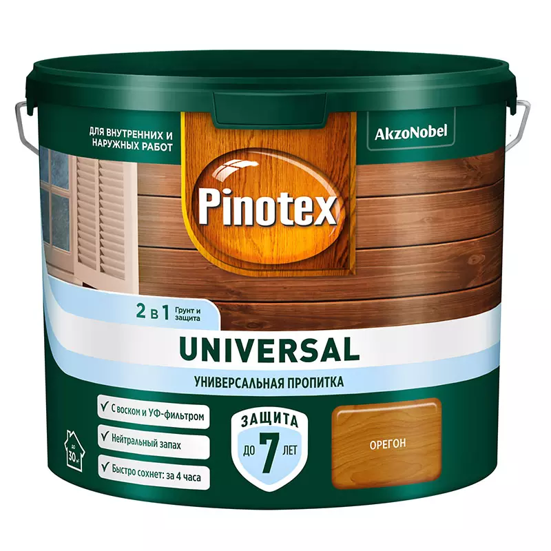 Пропитка Pinotex Universal 2 в 1 Орегон 2,5 л