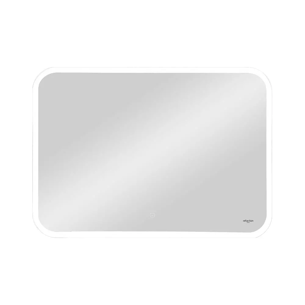 Зеркало в ванную 80х60 см Reflexion Blink с подсветкой и сенсором  RF6042BK