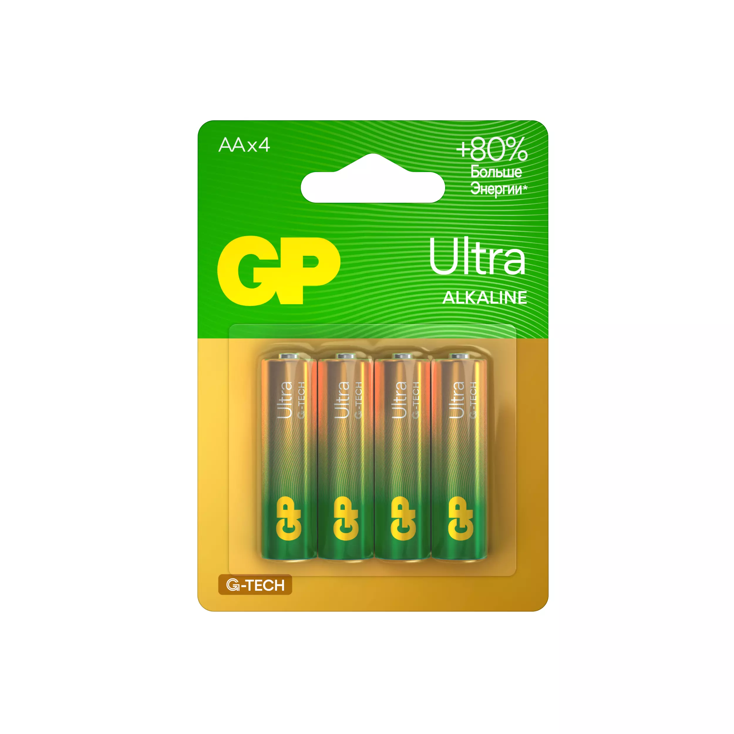 Батарейка АА 4шт GP Ultra