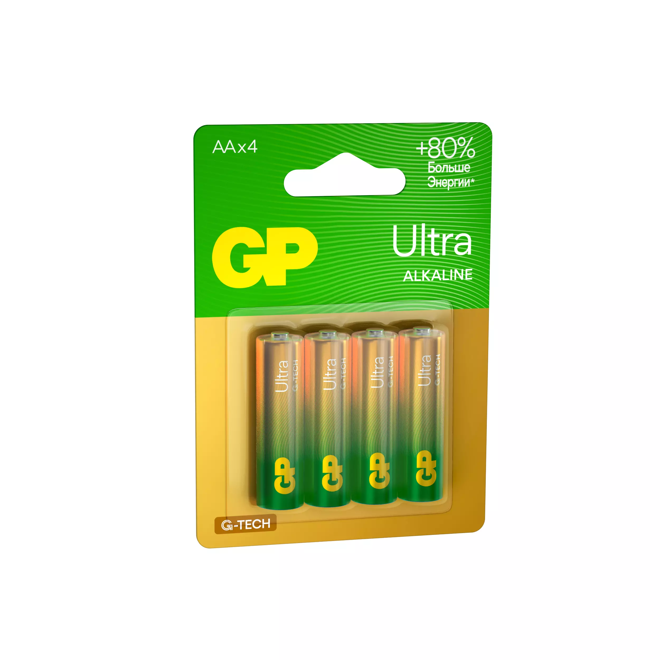 Батарейка АА 4шт GP Ultra