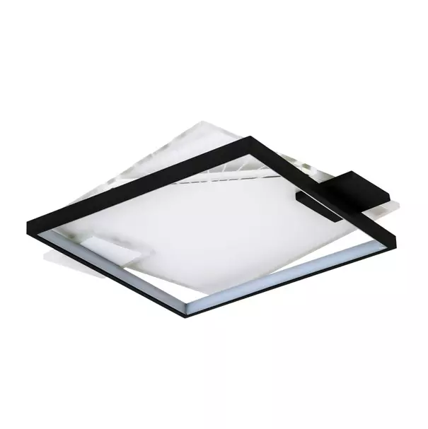 Светильник светодиодный LED4U 1039-500L BK LED 75Вт 3000-6500К пульт