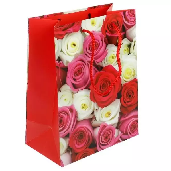 Подарочный пакет 18x23*8 Роза PM-104399-FLWR3
