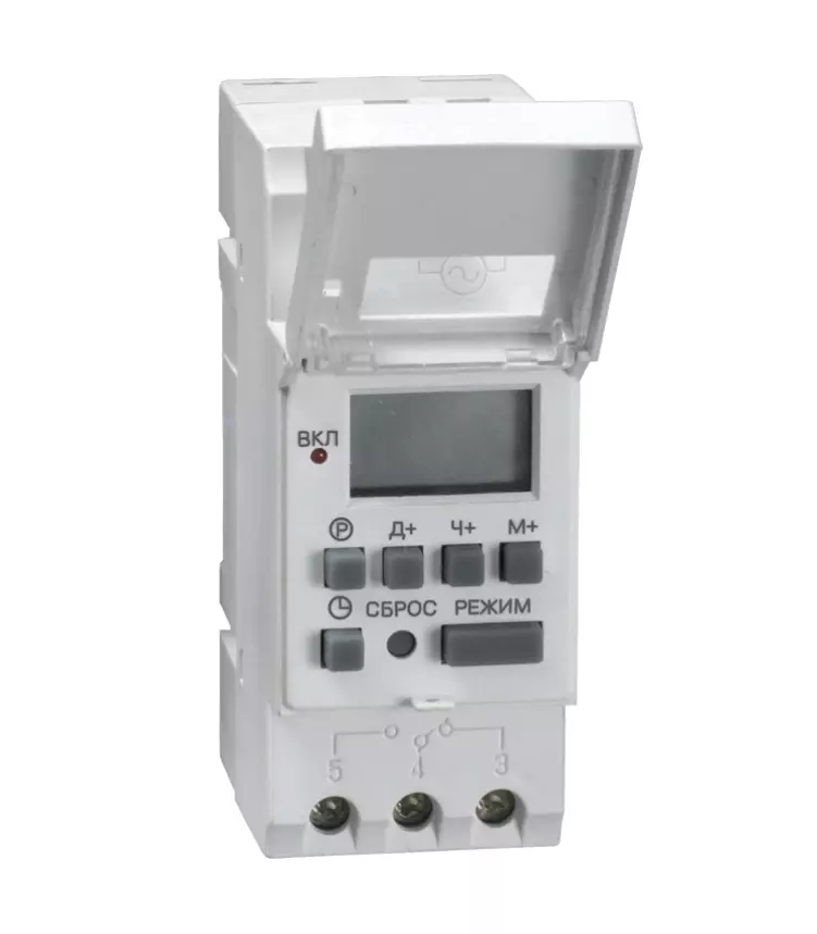Таймер цифровой ТЭ15 16А 230В на DIN-рейку KARAT IEK MTA10-16