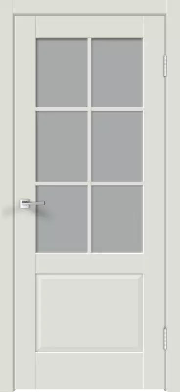 Дверь VellDoris Alto 12 ДО Св.серый Эмалит без врезки 600х2000