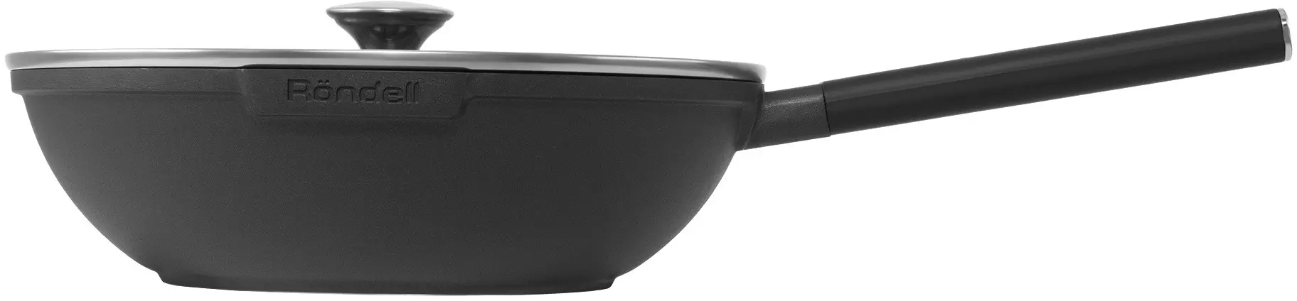Сковорода вок 28x8 см, литой алюминий, с крышкой, Craft Rondell, RDA-1893