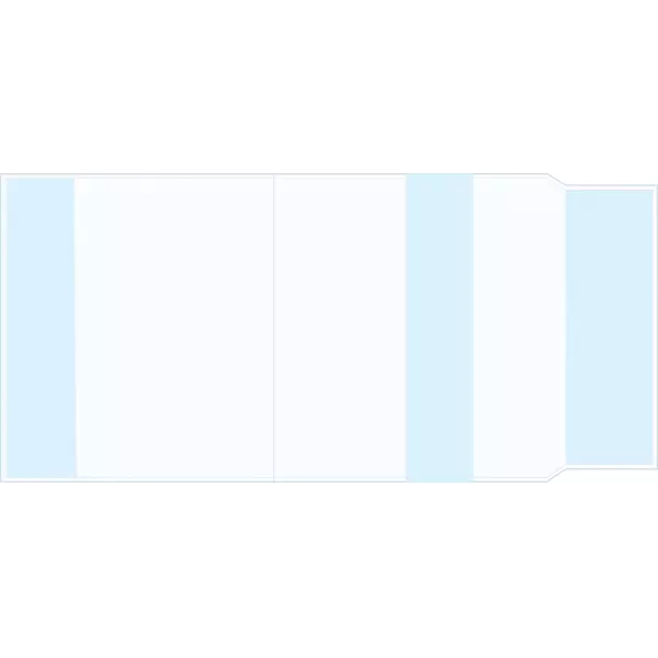 Обложка для учебников deVENTE 465x233 мм, универсальная, ПВХ 200 мкм, прозрачная