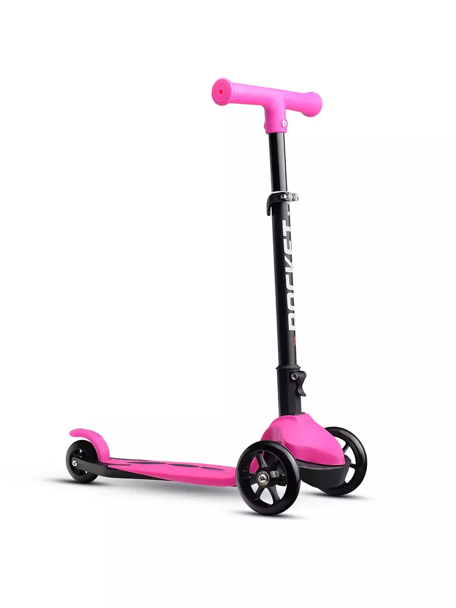 Самокат трехколесный Rocket R0205 розовый