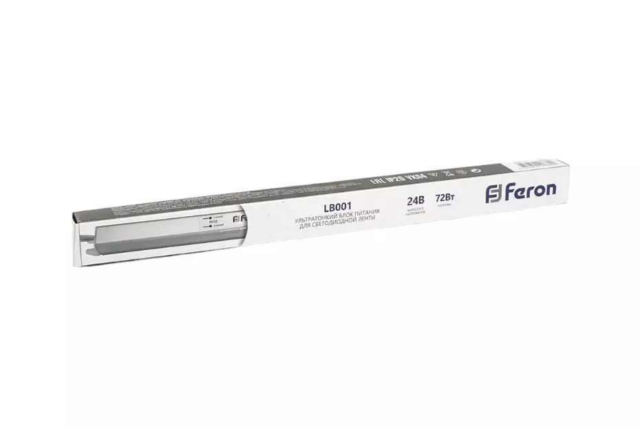 Блок питания 24В 72Вт IP20 Feron 48741