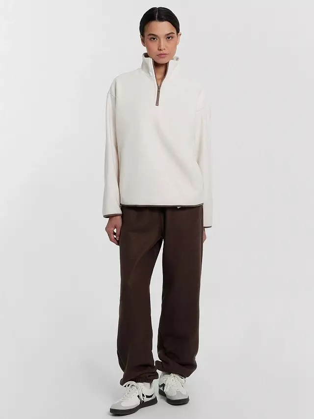 Толстовка женская Mark Formelle 122958 белый песок, р-р 164/170-100-106 (50 / XL)