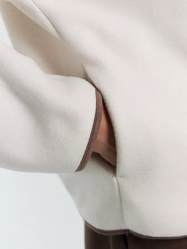 Толстовка женская Mark Formelle 122958 белый песок, р-р 164/170-100-106 (50 / XL)