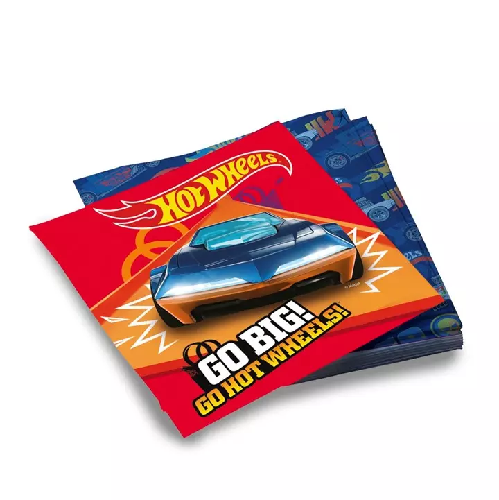 Салфетки бумажные трехслойные-1 Hot Wheels 33*33 см, 20 шт 292794