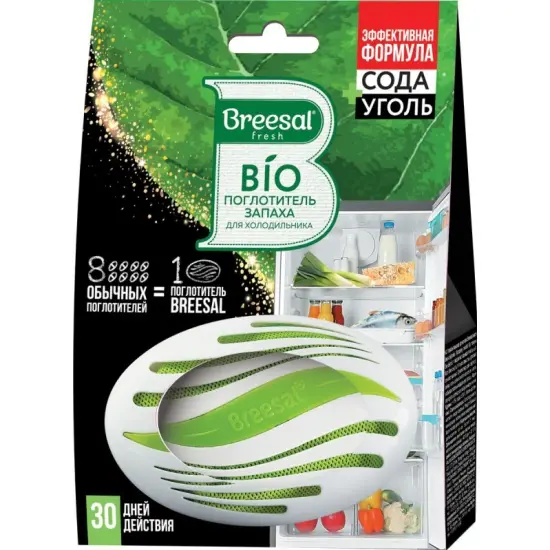 Breesal Био-поглотитель запаха для холодильника 80 г