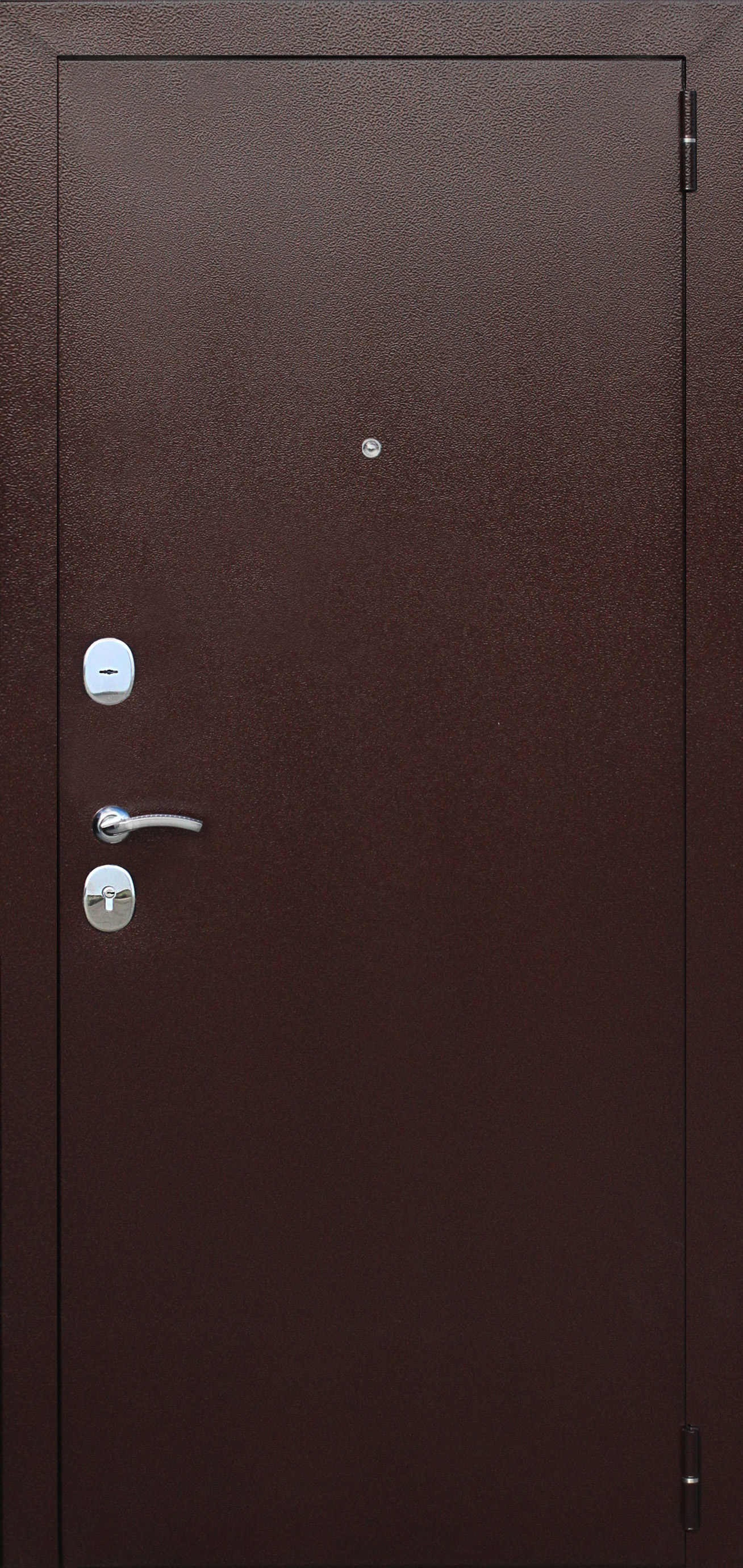 Дверь входная металл. Гарда медь-Венге (60мм) левая 960*2060 два замка