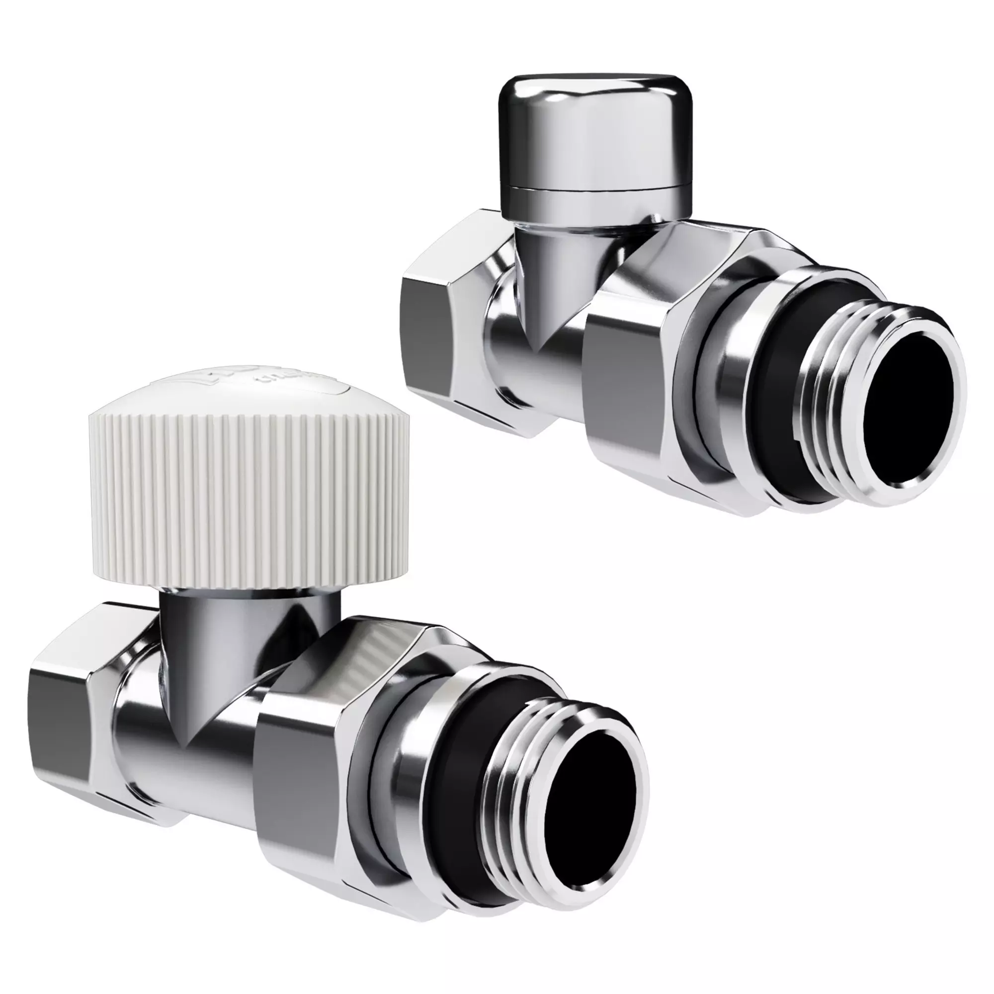 Набор термостатический для радиатора прямой Royal Thermo Design 1/2&quot; М30х1,5 хром RATVDP11212CH
