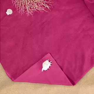 Полотенце махровое 100*150 темная фуксия Double Towel ВН