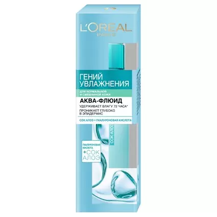Аква-флюид для лица L'Oreal Гений увлажнения для нормальной и смешанной кожи 70 мл