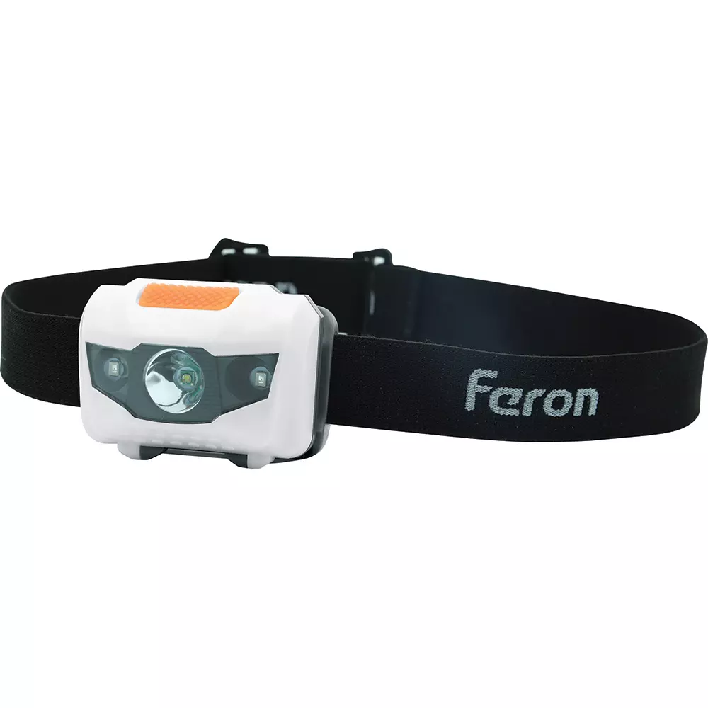 Фонарь налобный светодиодный Feron TH2302 3*AAA, 1LED+2RED, IP44