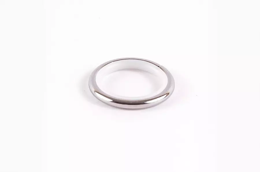 Кольцо Левша d 19 мм серебро глянец (10 шт) в упаковке